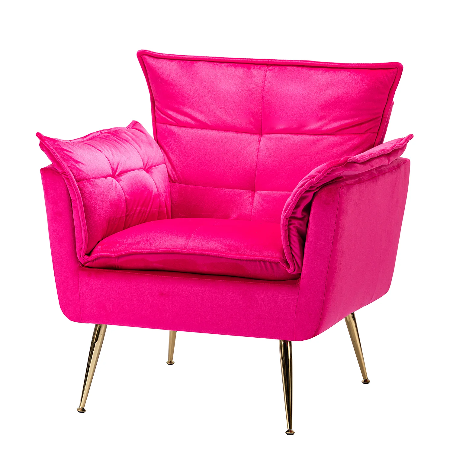 Ilia Armchair in Fuchsia - Image 2