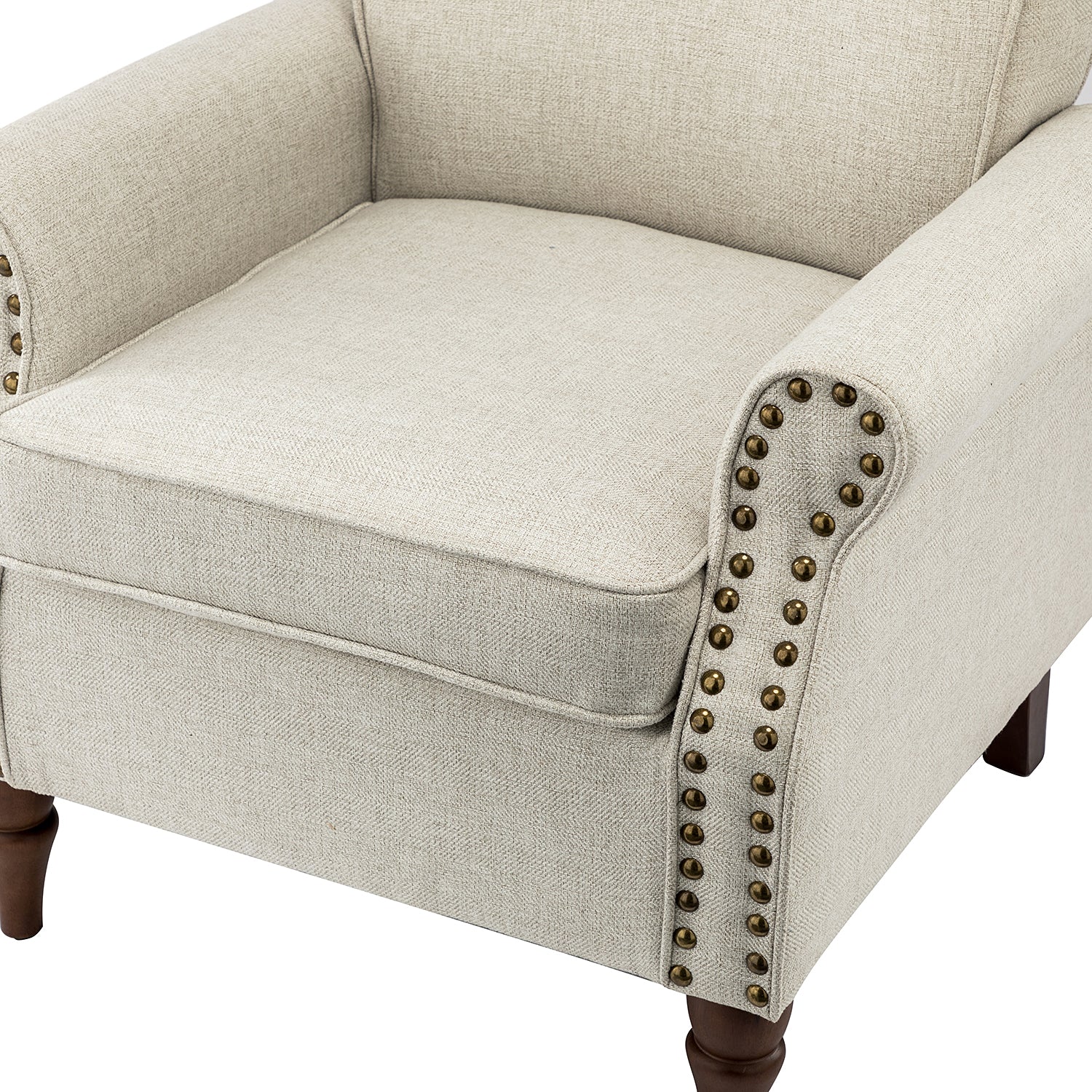 Cythnus Armchair in Oatmeal - Image 5