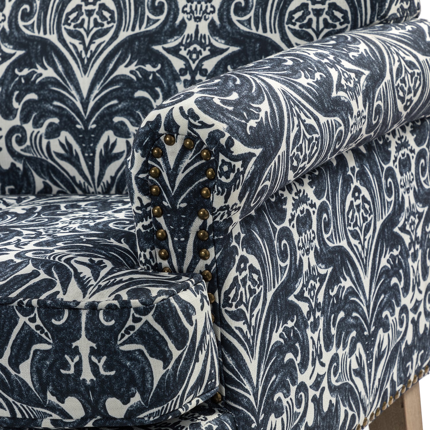 Murray Accent Chair in Navy - Image 5