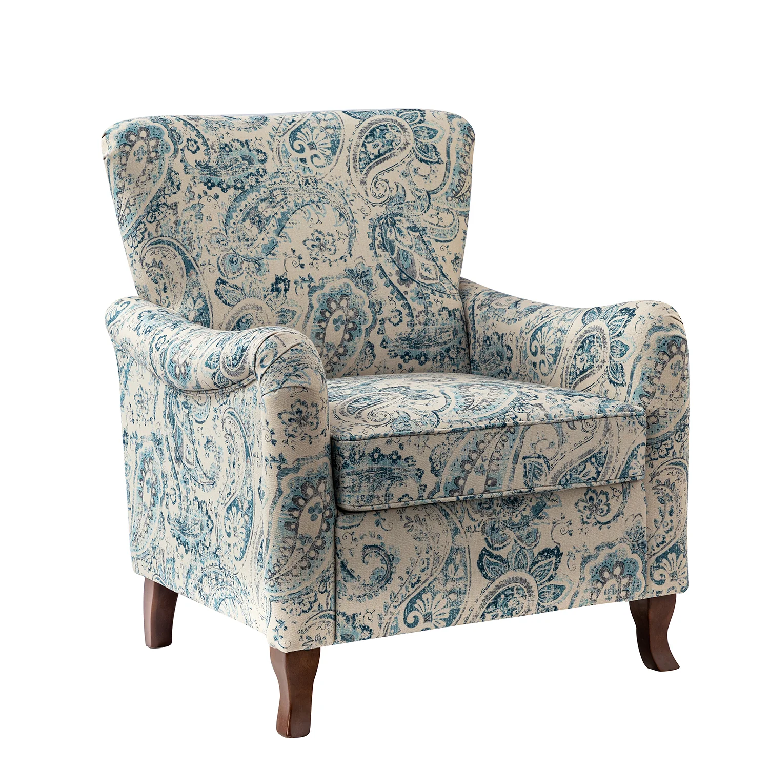 Marion Accent Chair in Blue - Image 2