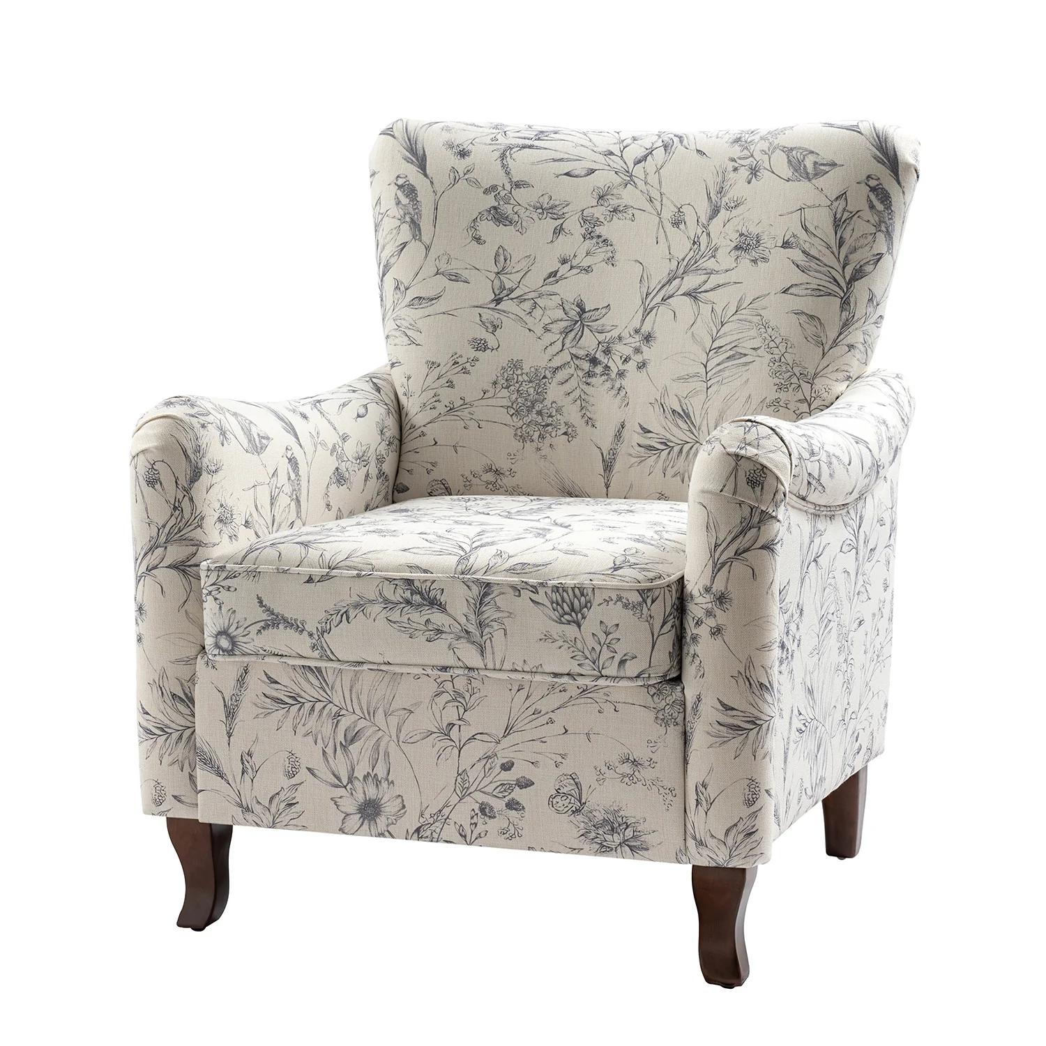 Marion Accent Chair in Wildflower - Image 2