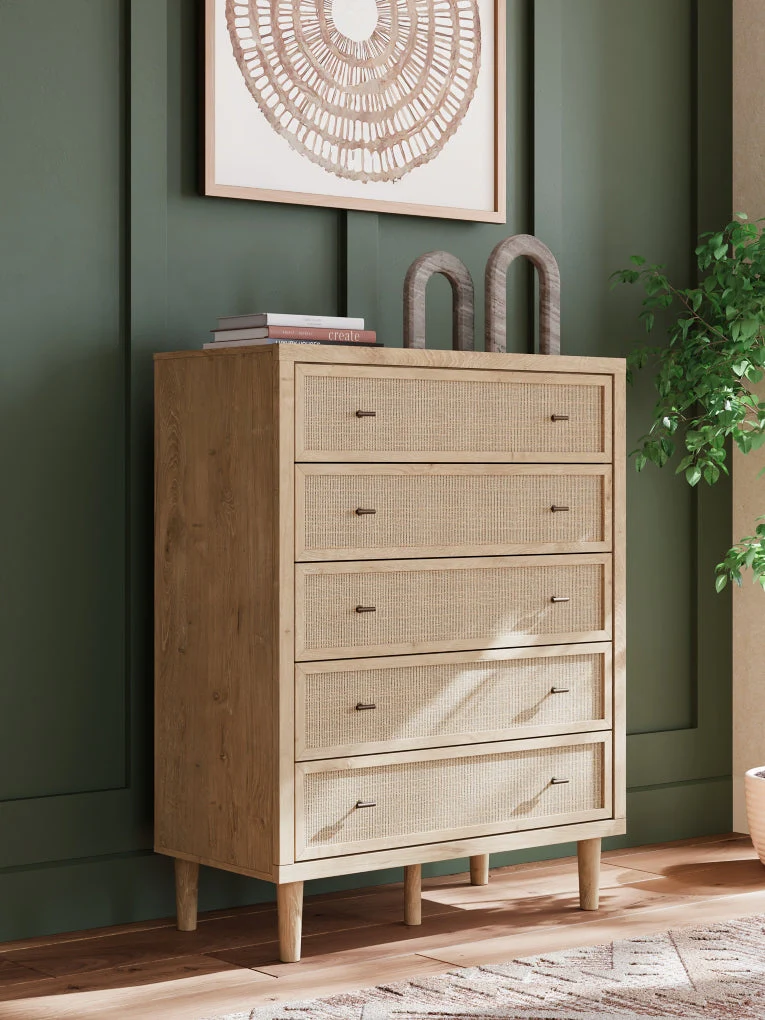 Cielden Five Drawer Wide Chest - Image 2