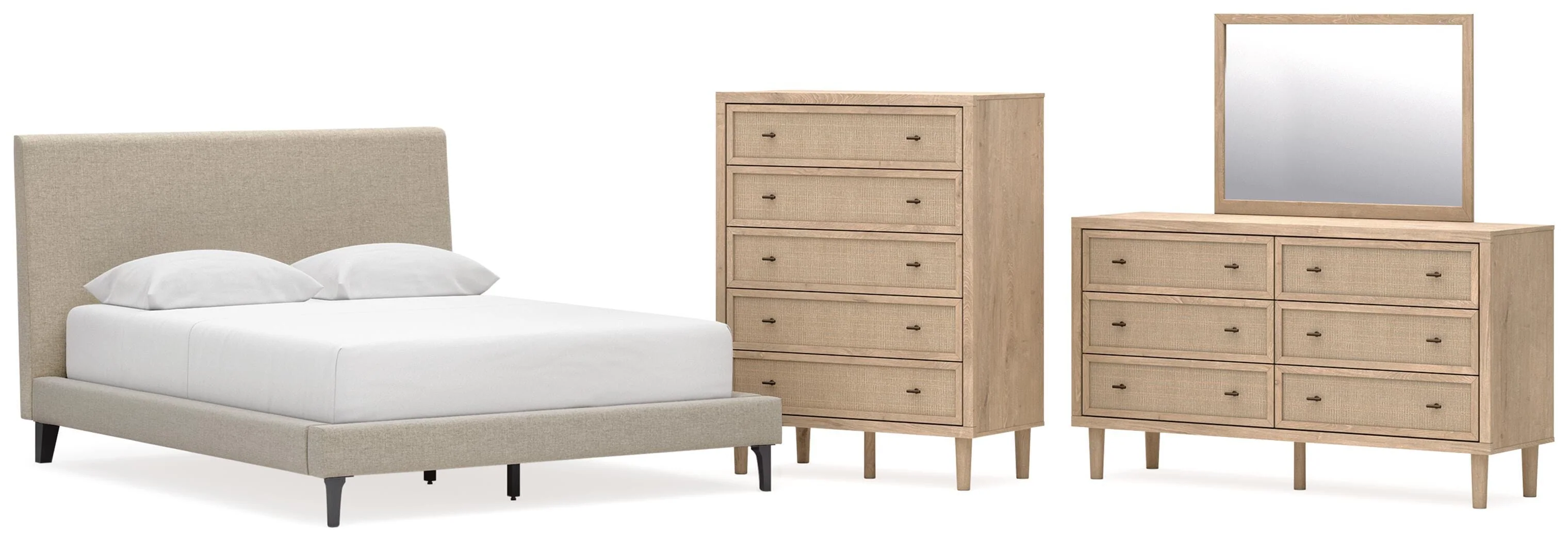 Cielden Upholstered Bed Bedroom Set - Image 10