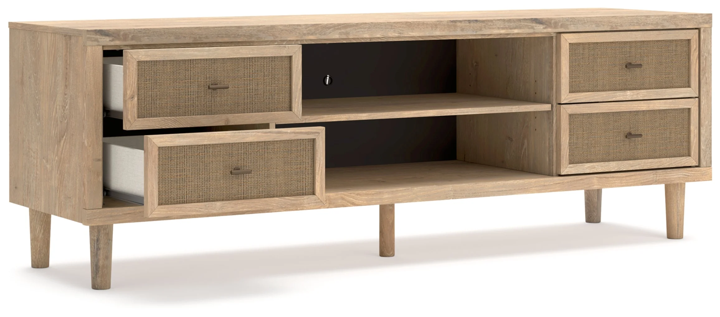 Cielden XL TV Stand w/Fireplace Option - Image 4