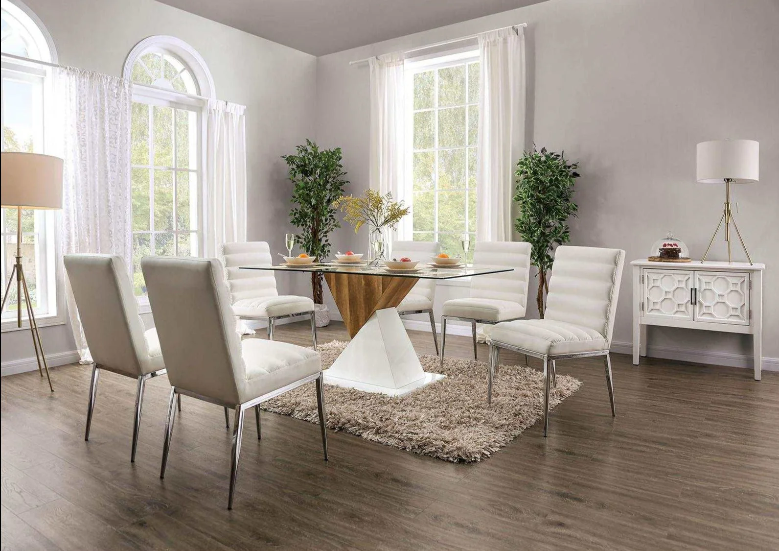 Cilegon White Dining Chair (Set of 2) - Image 2