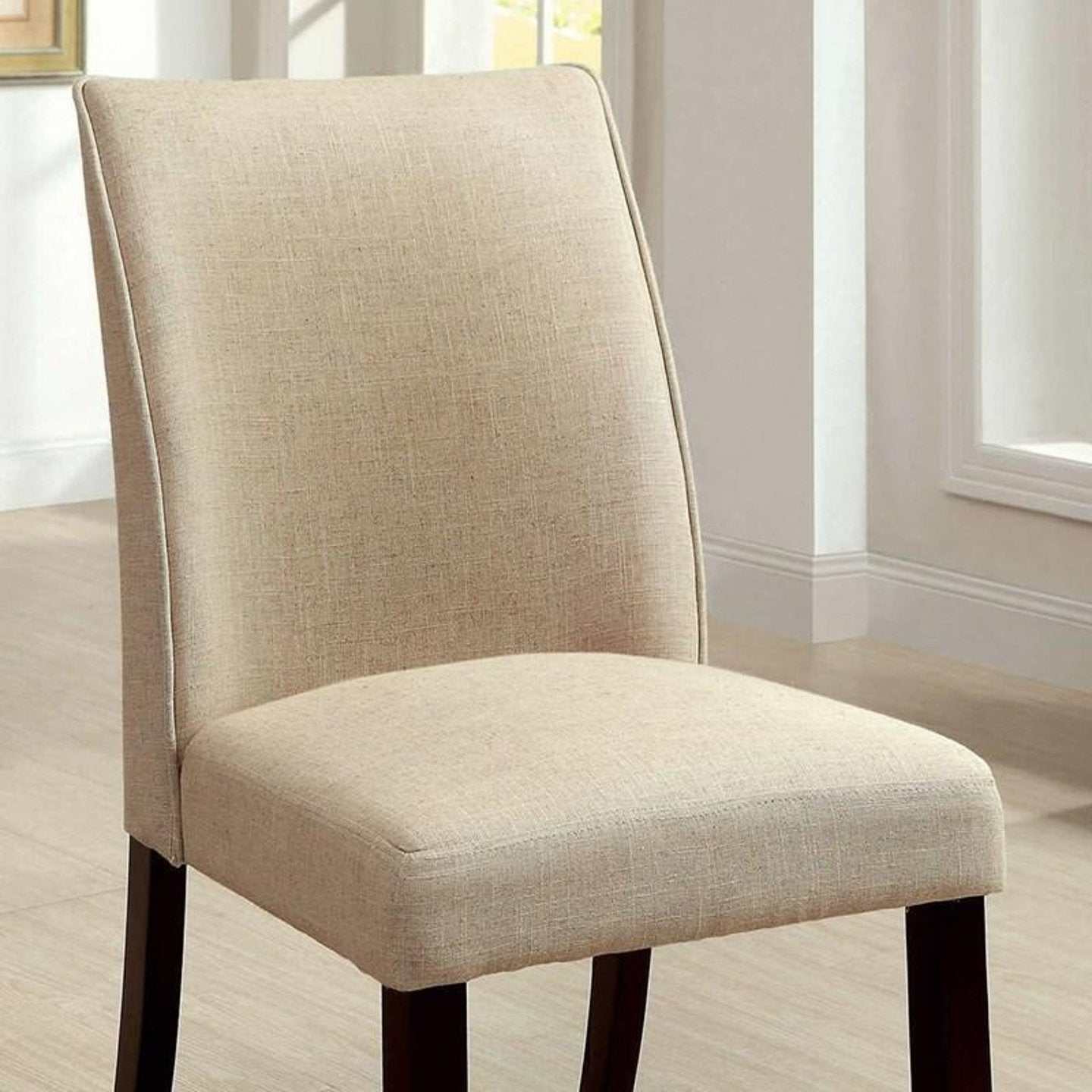 Cimma Espresso/Ivory Dining Chair (Set of 2) - Image 2
