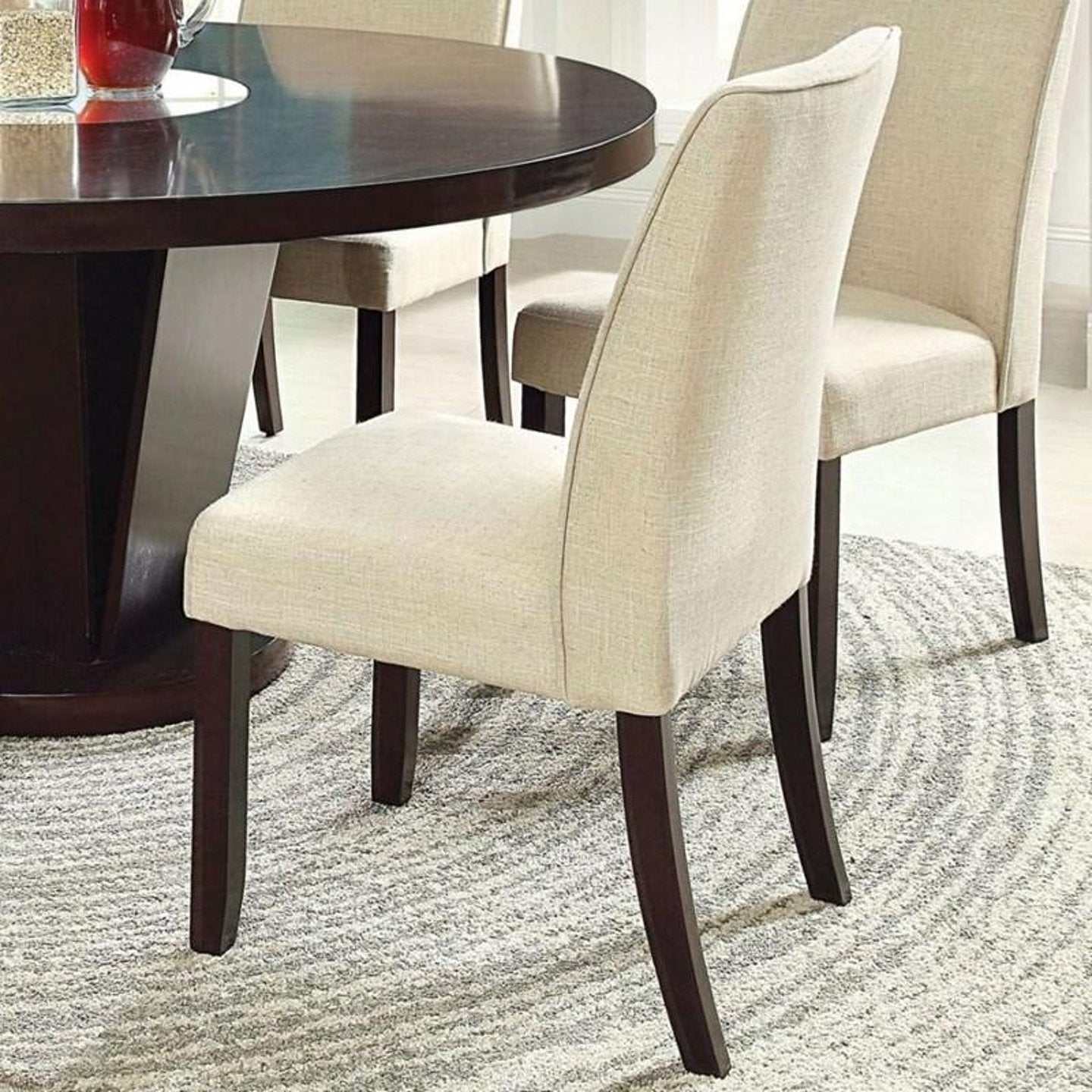 Cimma Espresso/Ivory Dining Chair (Set of 2) - Image 4