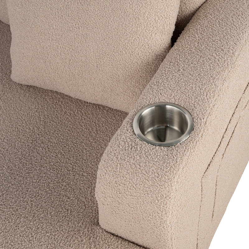 Cinderford Beige Sofa - Image 3