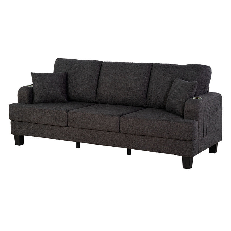 Cinderford Dark Gray Sofa - Image 3