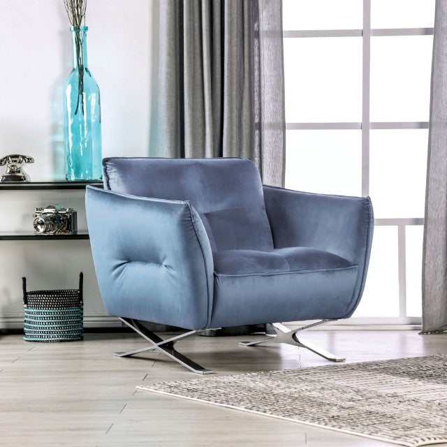 Civellutino Light Blue Chair - Image 2