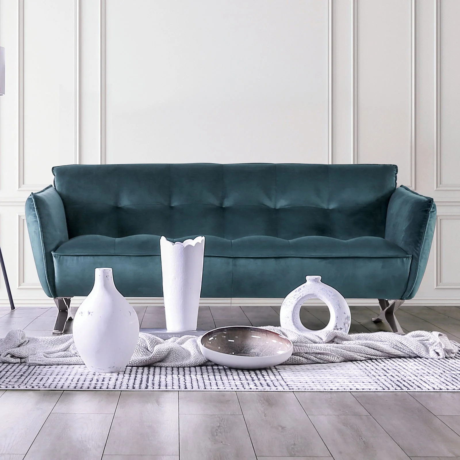 Civellutino Teal Sofa - Image 2