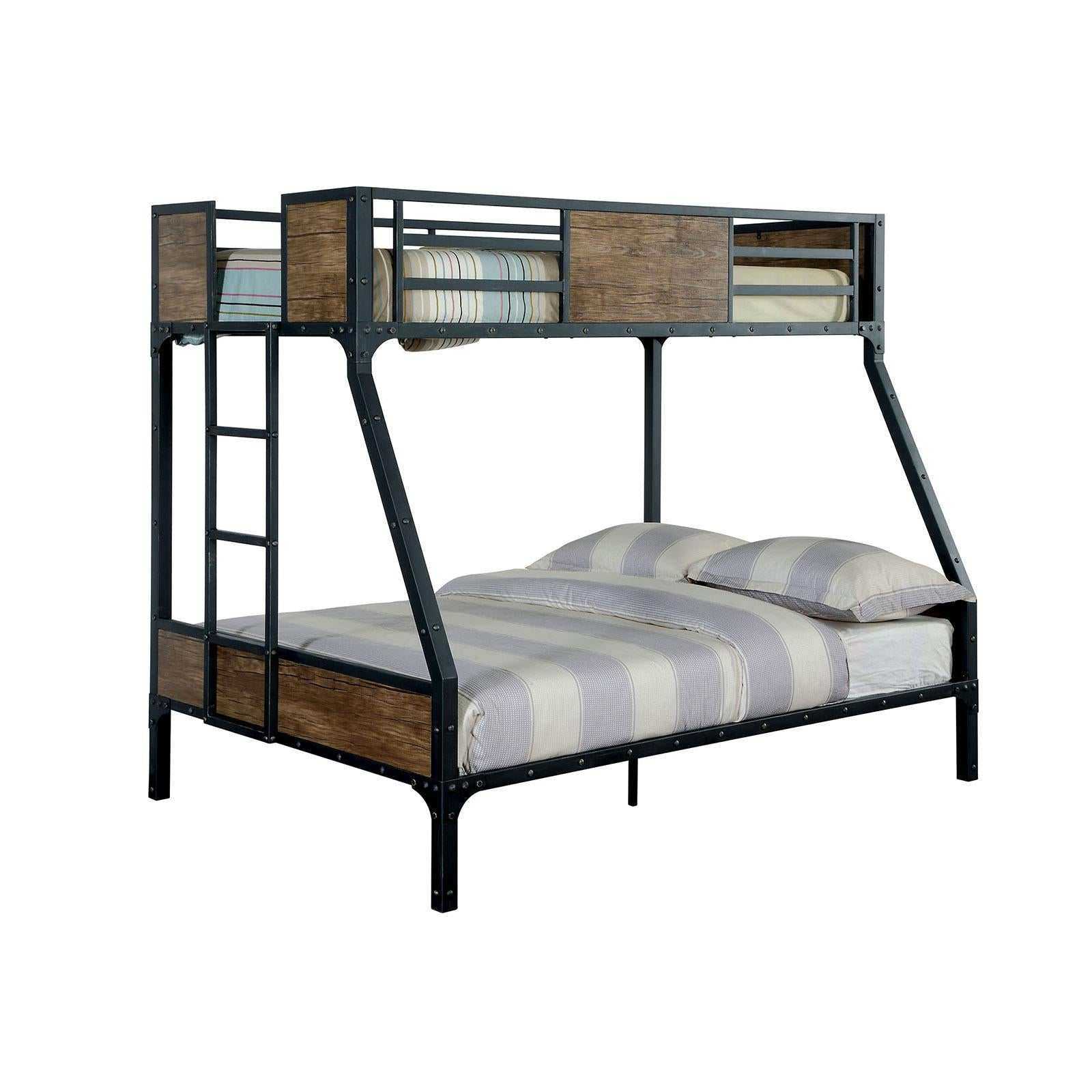 Clapton Black Twin/Full Bunk Bed - Image 2