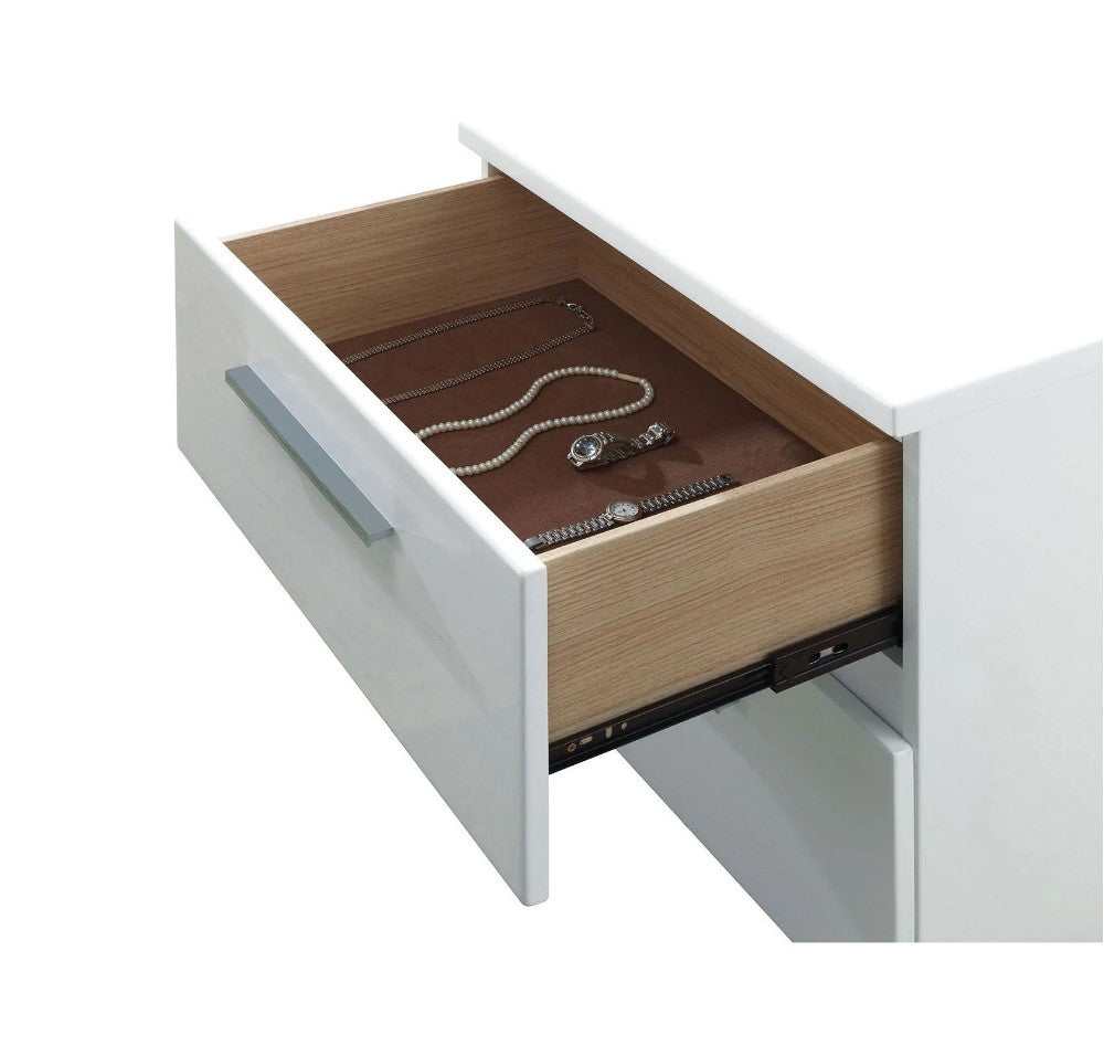 Clementine White Nightstand - Image 2
