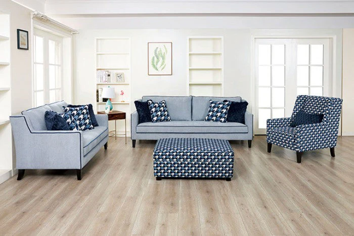 Colindale Gray/Blue Sofa - Image 5
