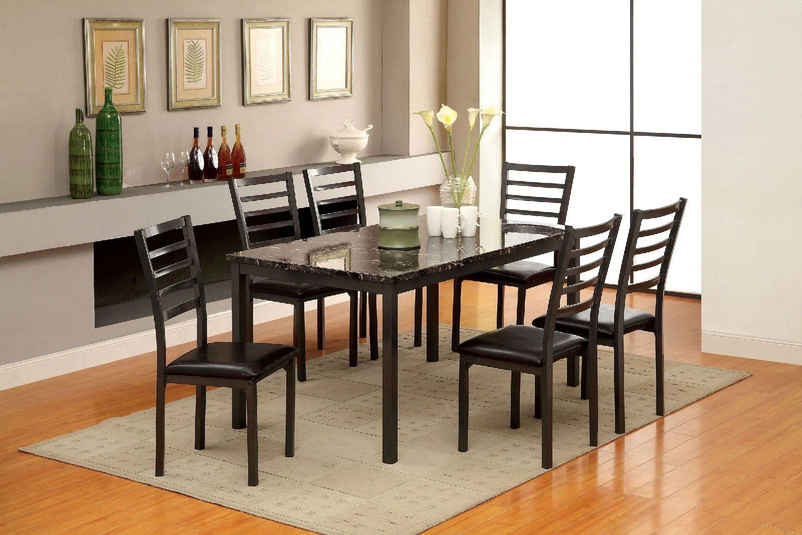 Colman Black 60" Dining Table - Image 6