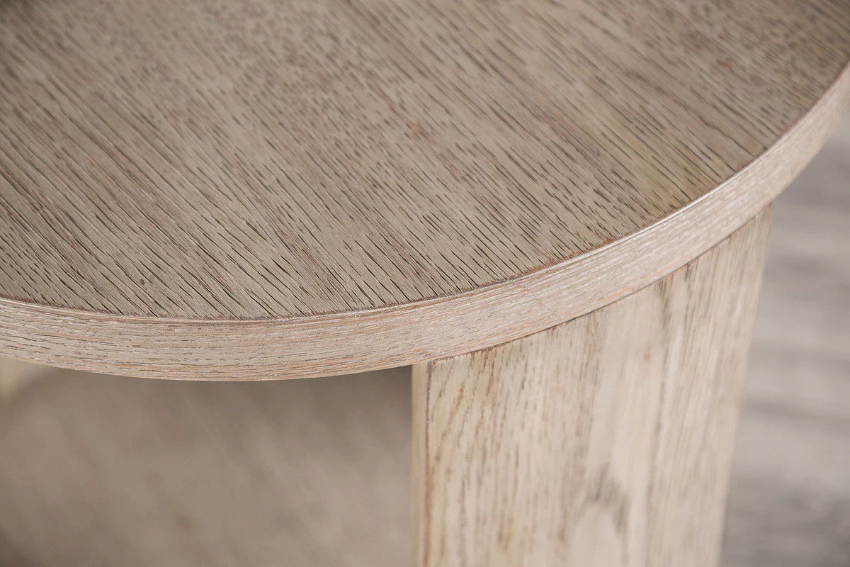 Conisbrough Oak Round End Table - Image 2