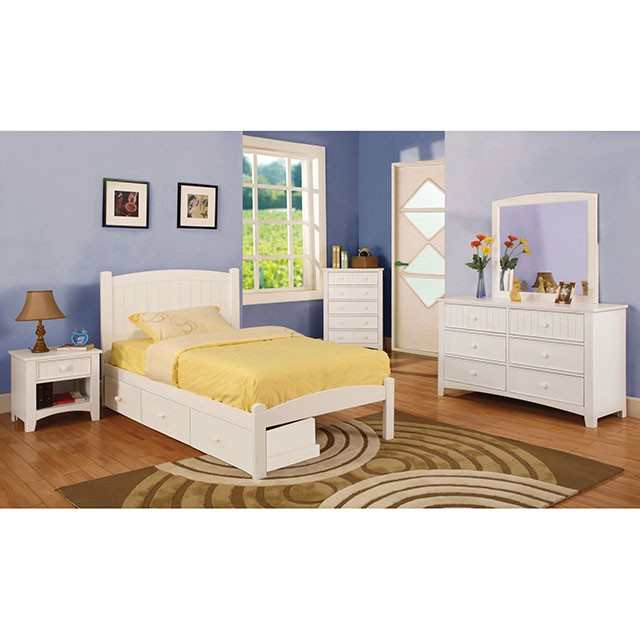 Corry White Nightstand - Image 4