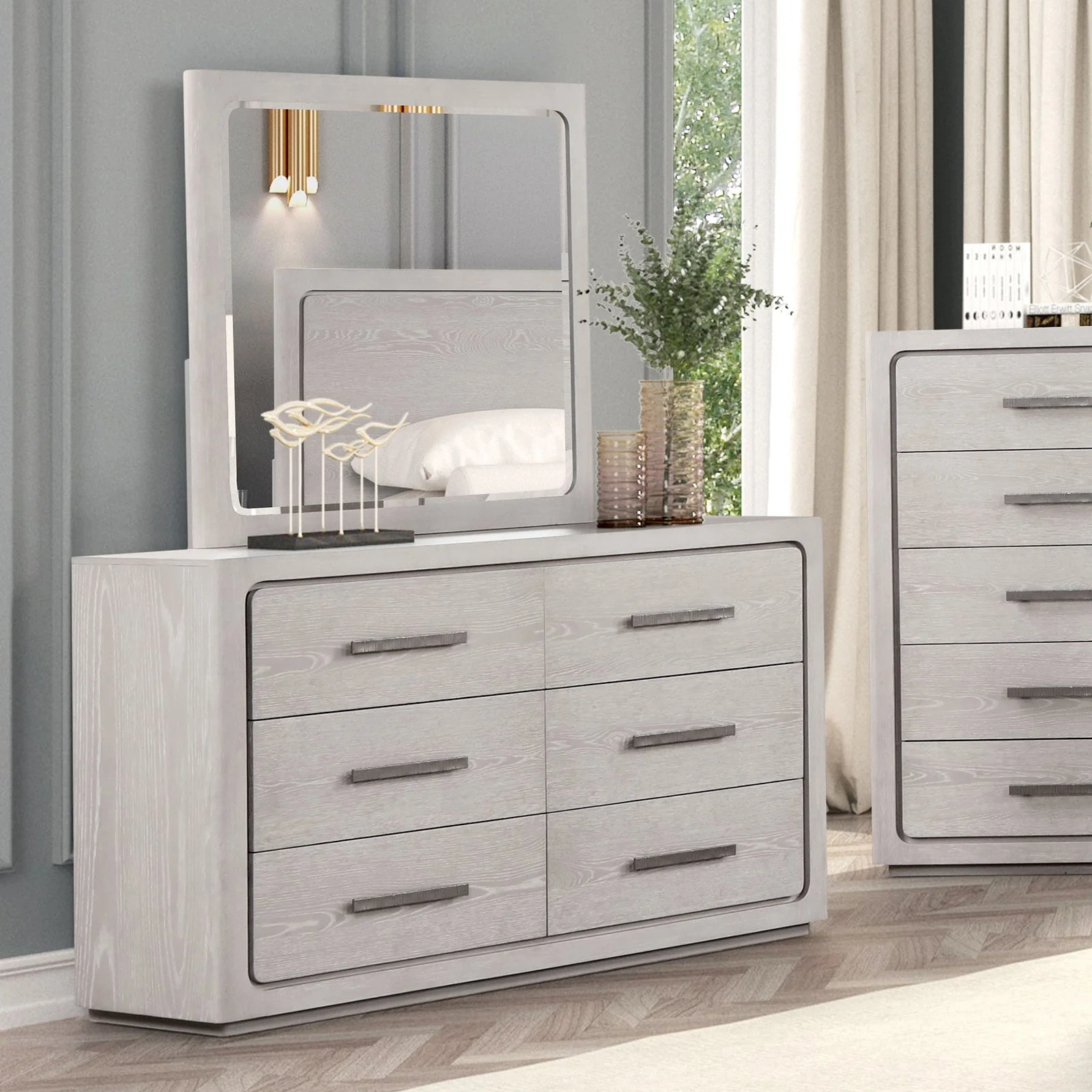Crowthorne White Oak Mirror - Image 2