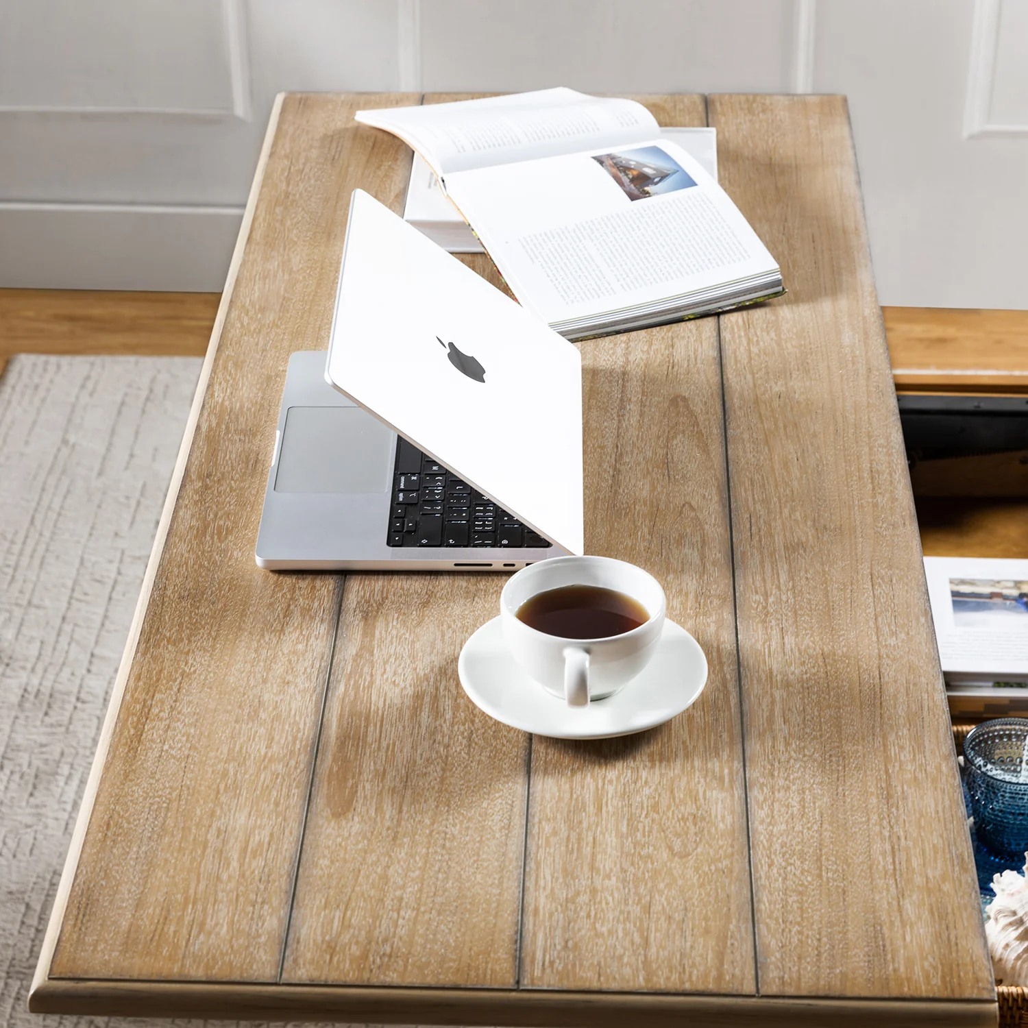 Angelica Lift Top Coffee Table in Acorn - Image 3