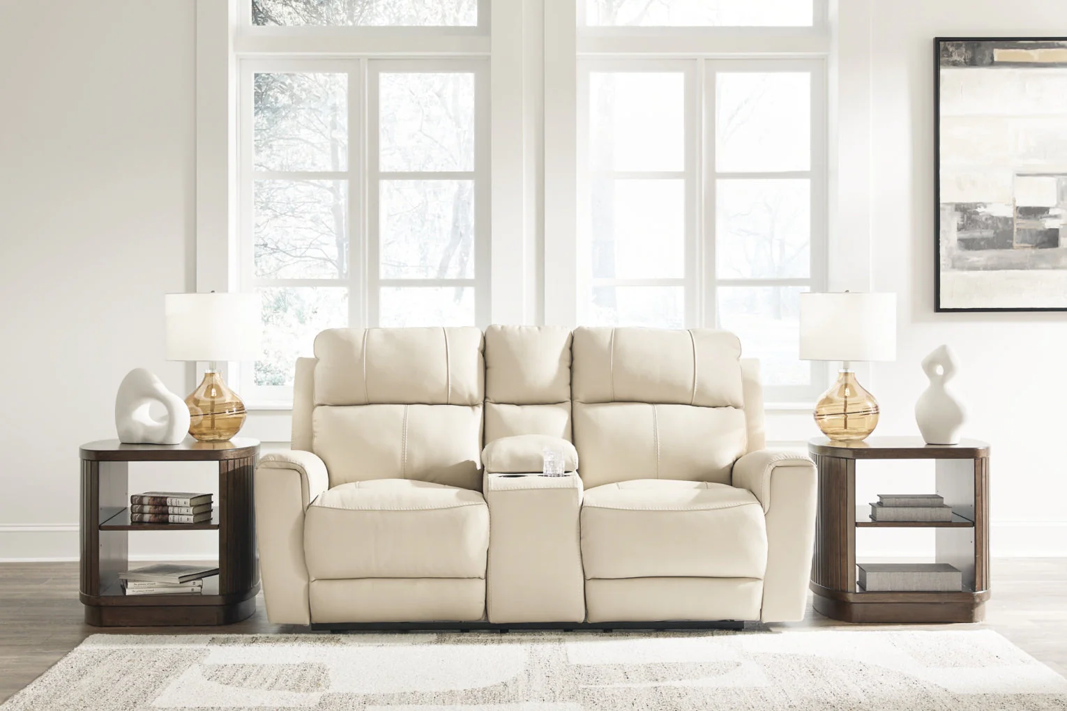 Dahlmoore DBL Reclining Power Loveseat w/Console - Image 2