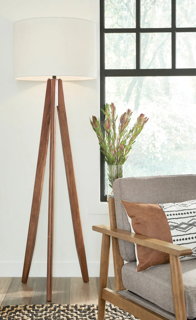 Dallson Wood Floor Lamp - Image 2