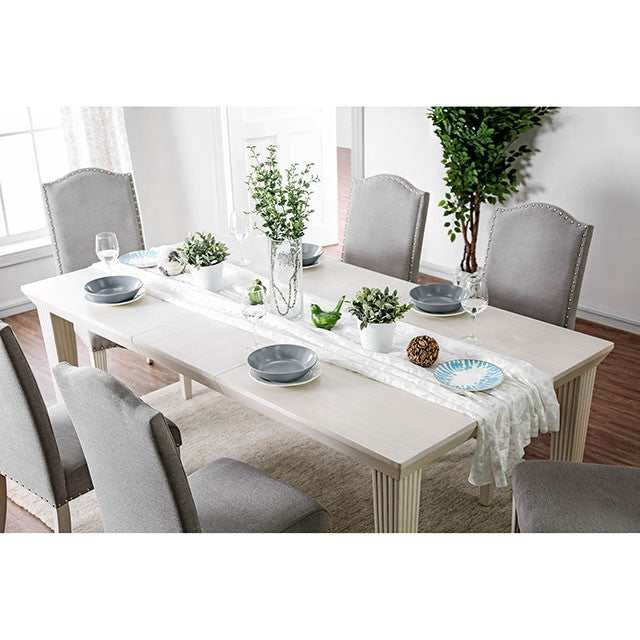 Daniella Antique White/Gray Dining Table - Image 2