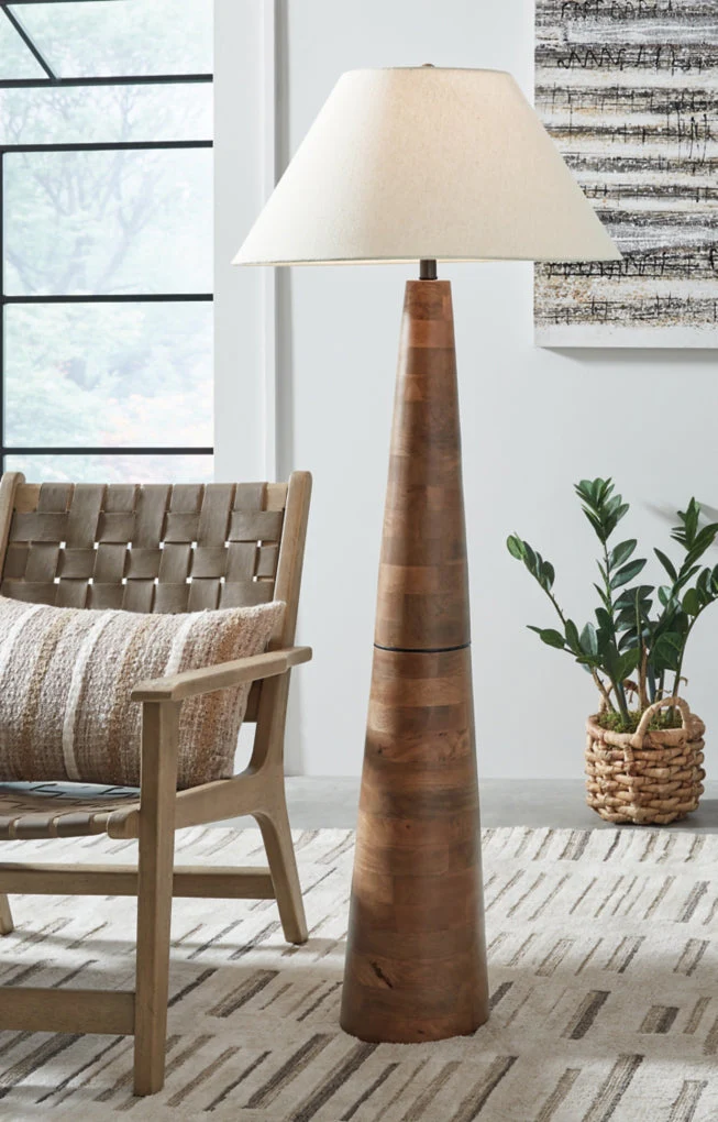 Danset Wood Floor Lamp - Image 2