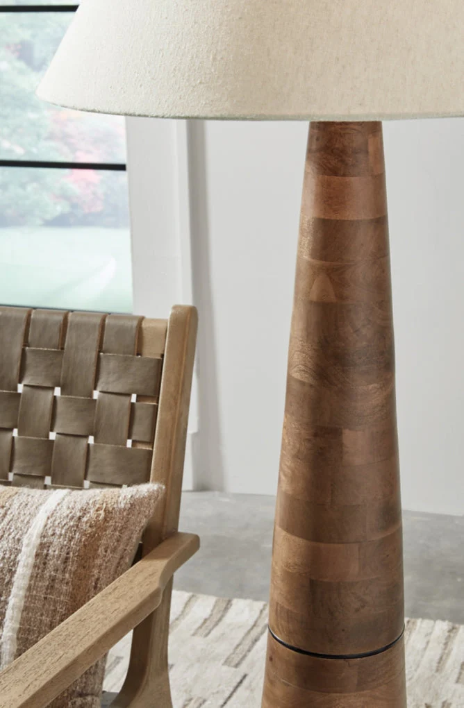 Danset Wood Floor Lamp - Image 4