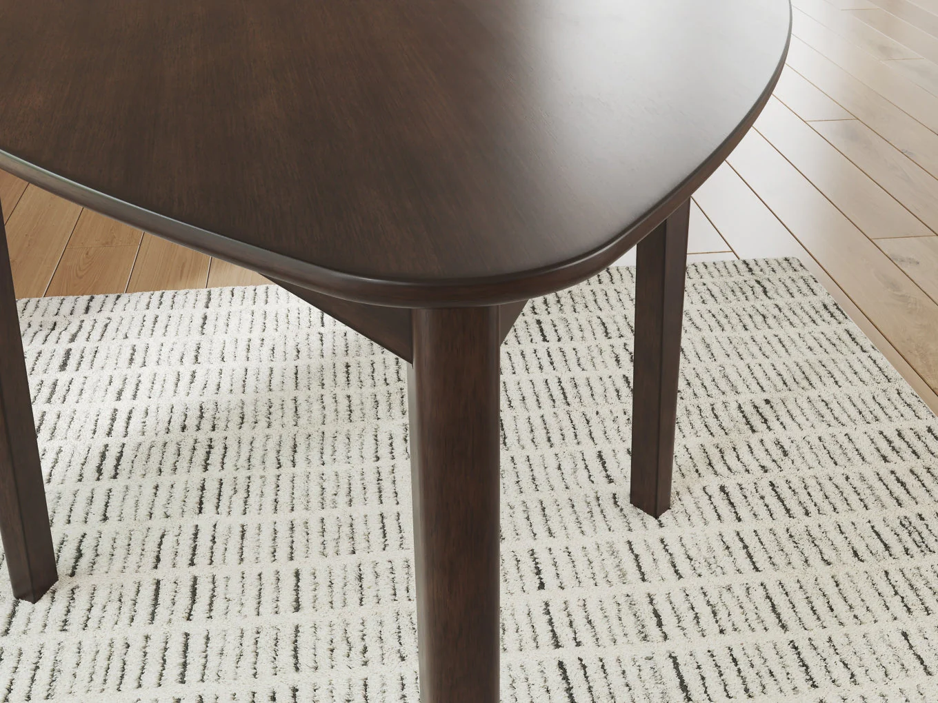 Dantenton Triangle Dining Room Table - Image 5