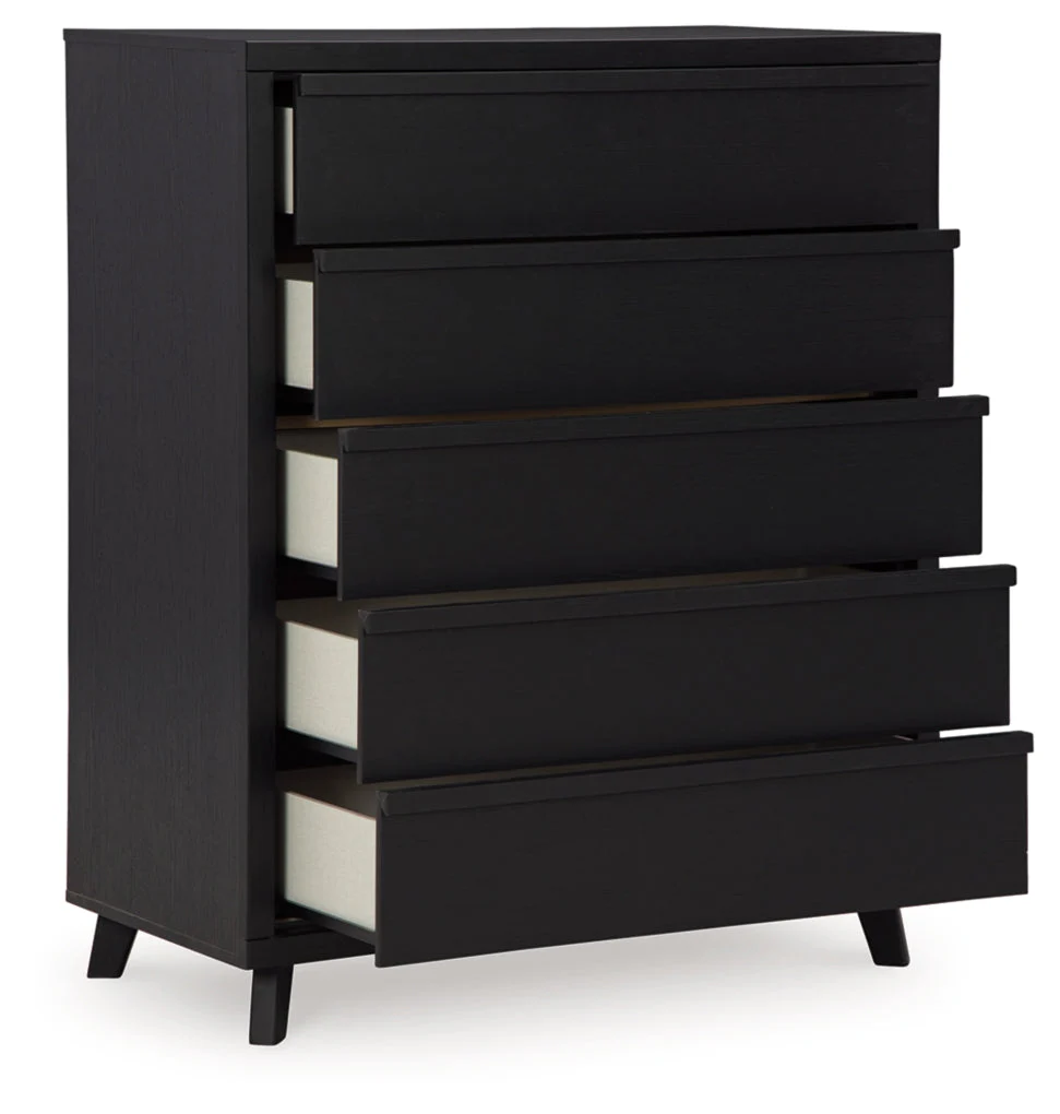 Danziar Five Drawer Wide Chest - Image 3