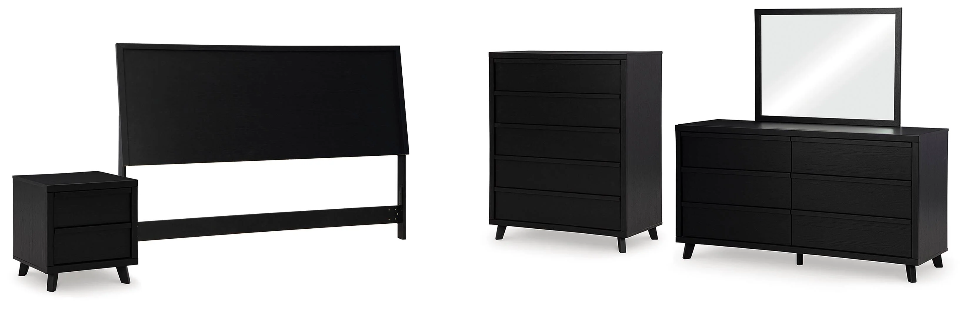 Danziar Panel Headboard Bedroom Set - Image 5