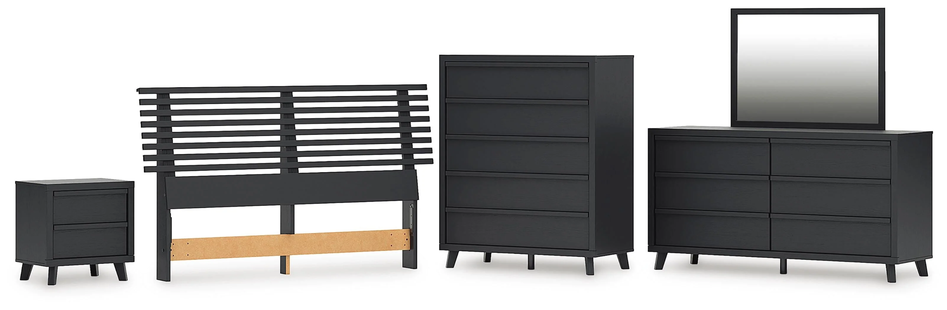 Danziar Slat Headboard Bedroom Set - Image 5