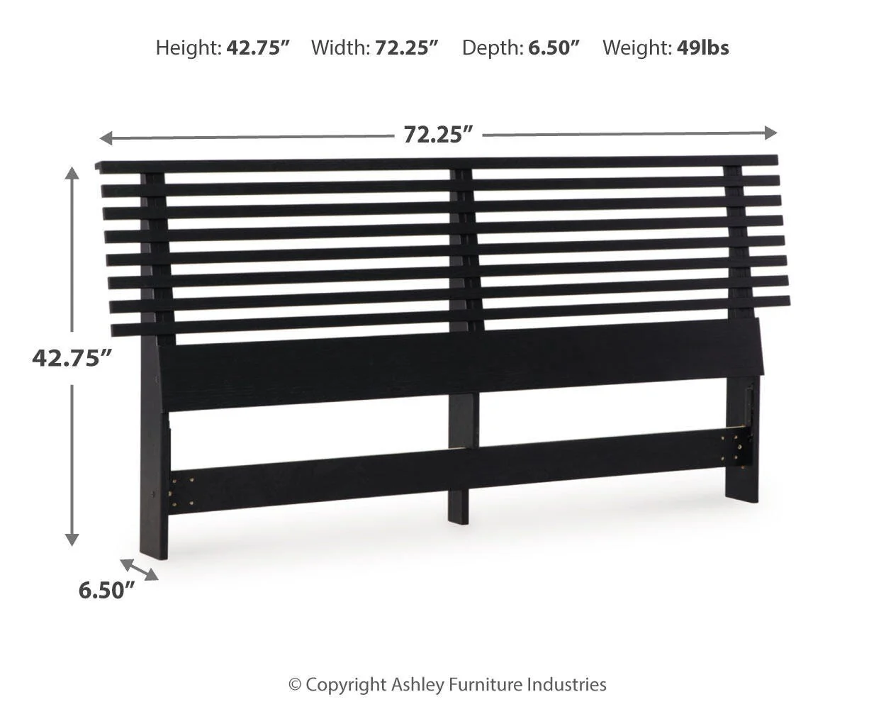 Danziar Slat Headboard Bedroom Set - Image 7