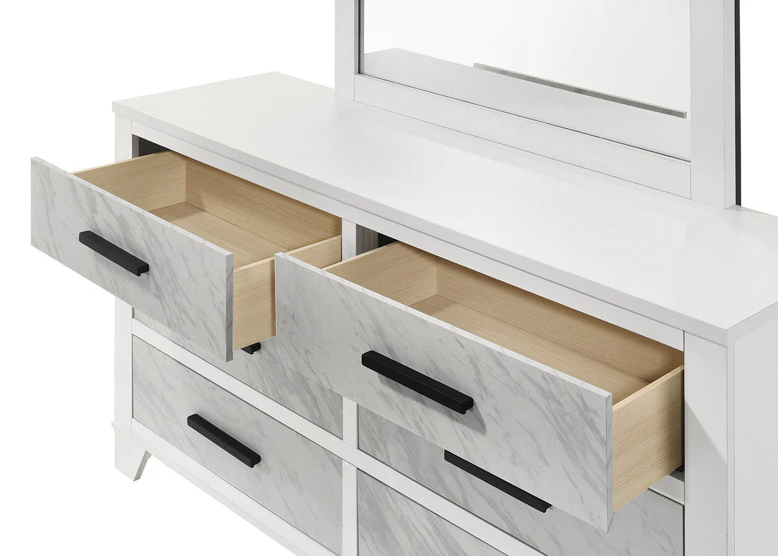 Darlene White Dresser - Image 3