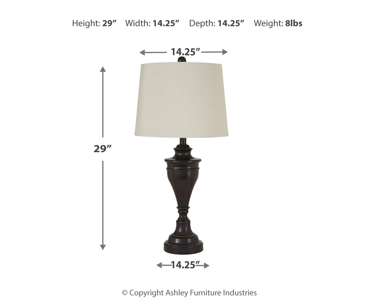 Darlita Metal Table Lamp - Image 5