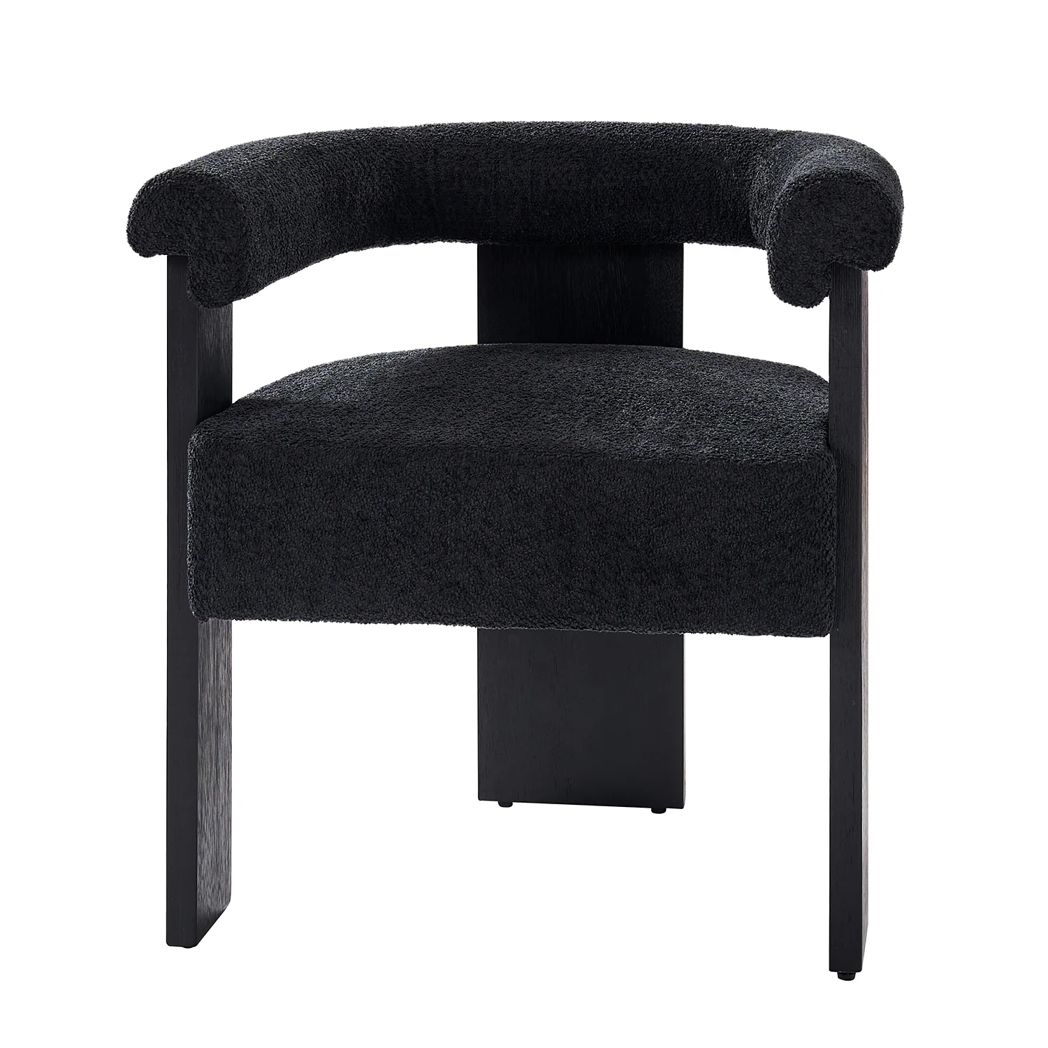 Eduard Boucle Dining Chair in Black - Image 2