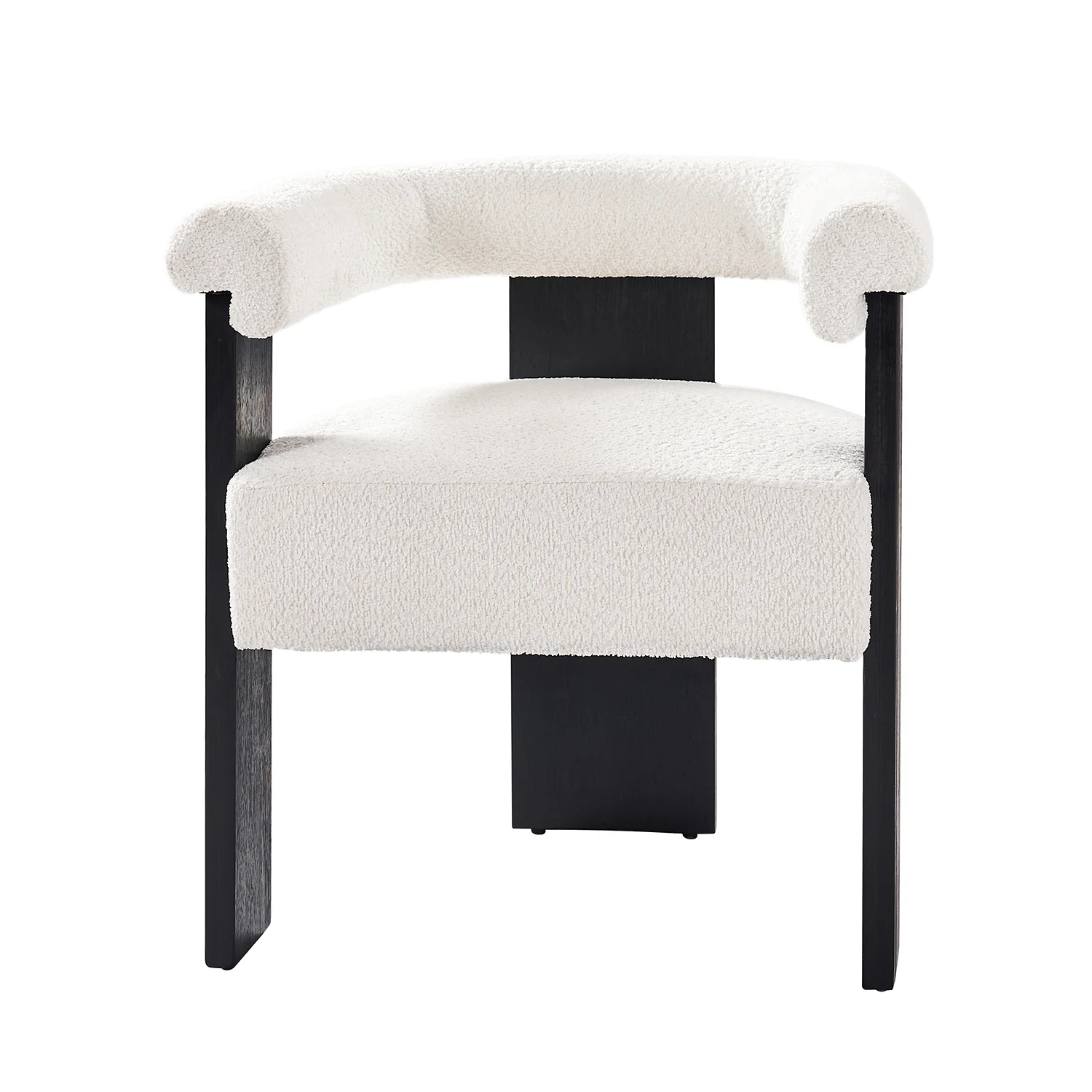 Eduard Boucle Dining Chair in Ivory - Image 2