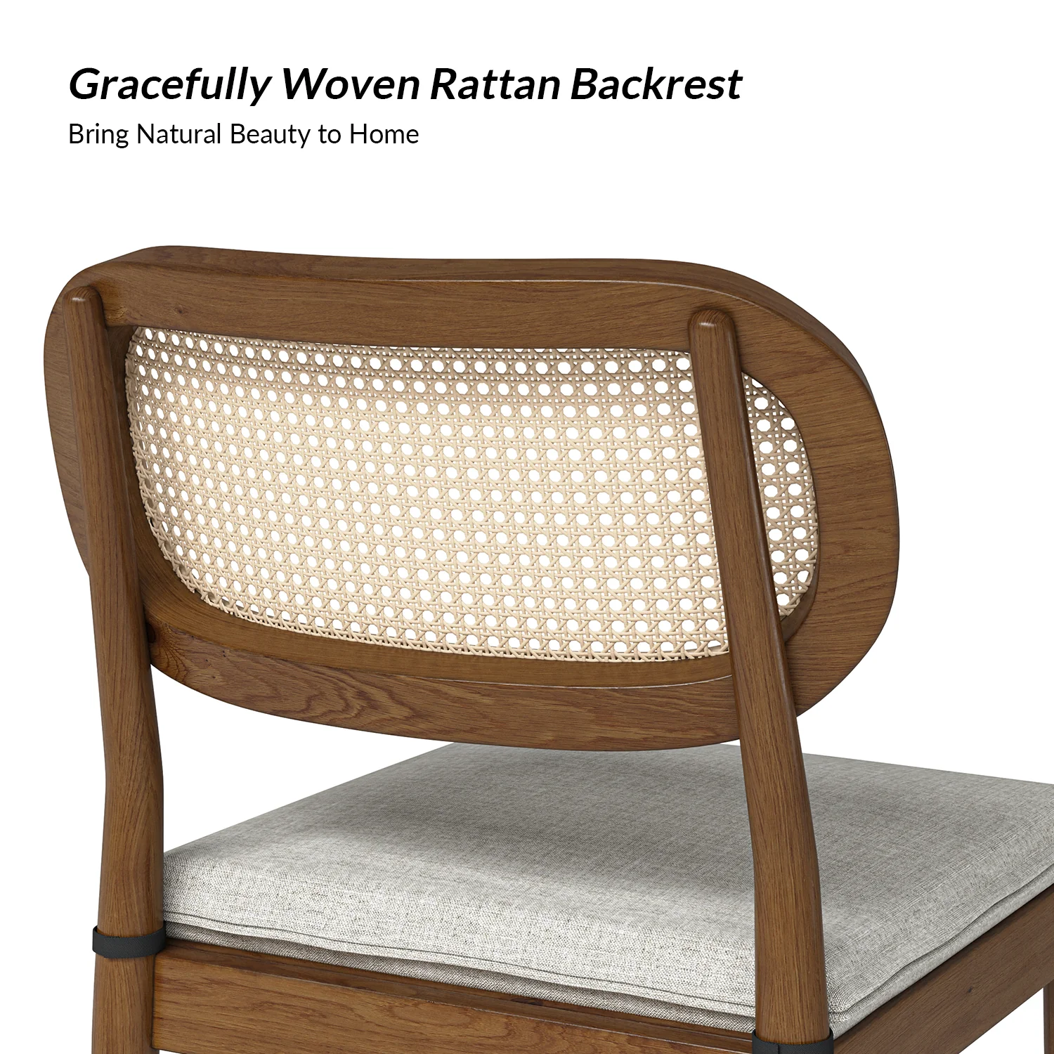 Konstantin Ratten Dining Chair Set of 2 in Acorn - Image 5