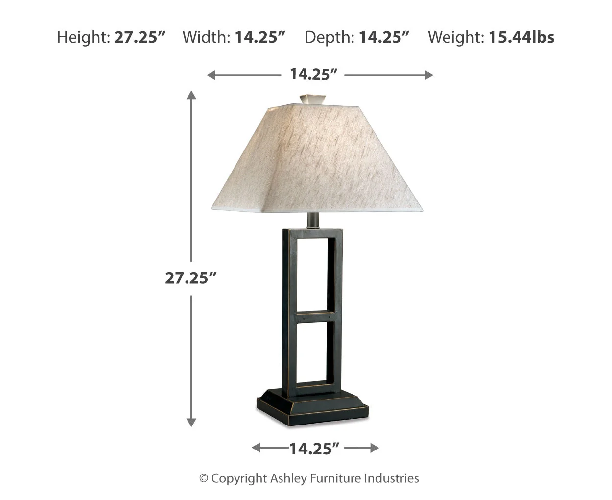 Deidra Metal Table Lamp - Image 3