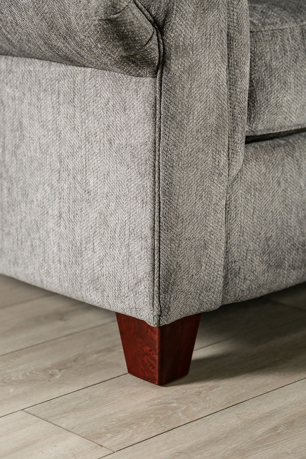 Delgada Graphite Sofa & Loveseat - Image 5