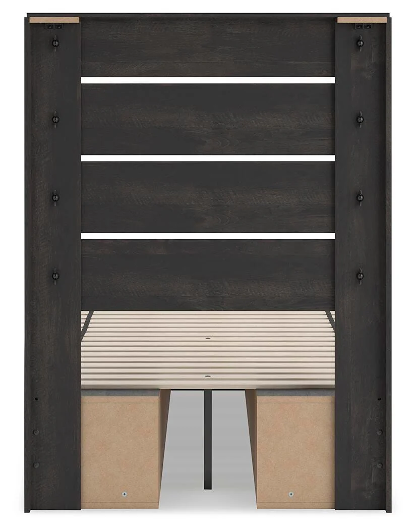 Delmorta Panel Bed with Storage - Image 15
