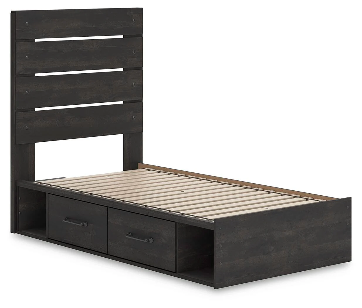 Delmorta Panel Bed with Storage - Image 7