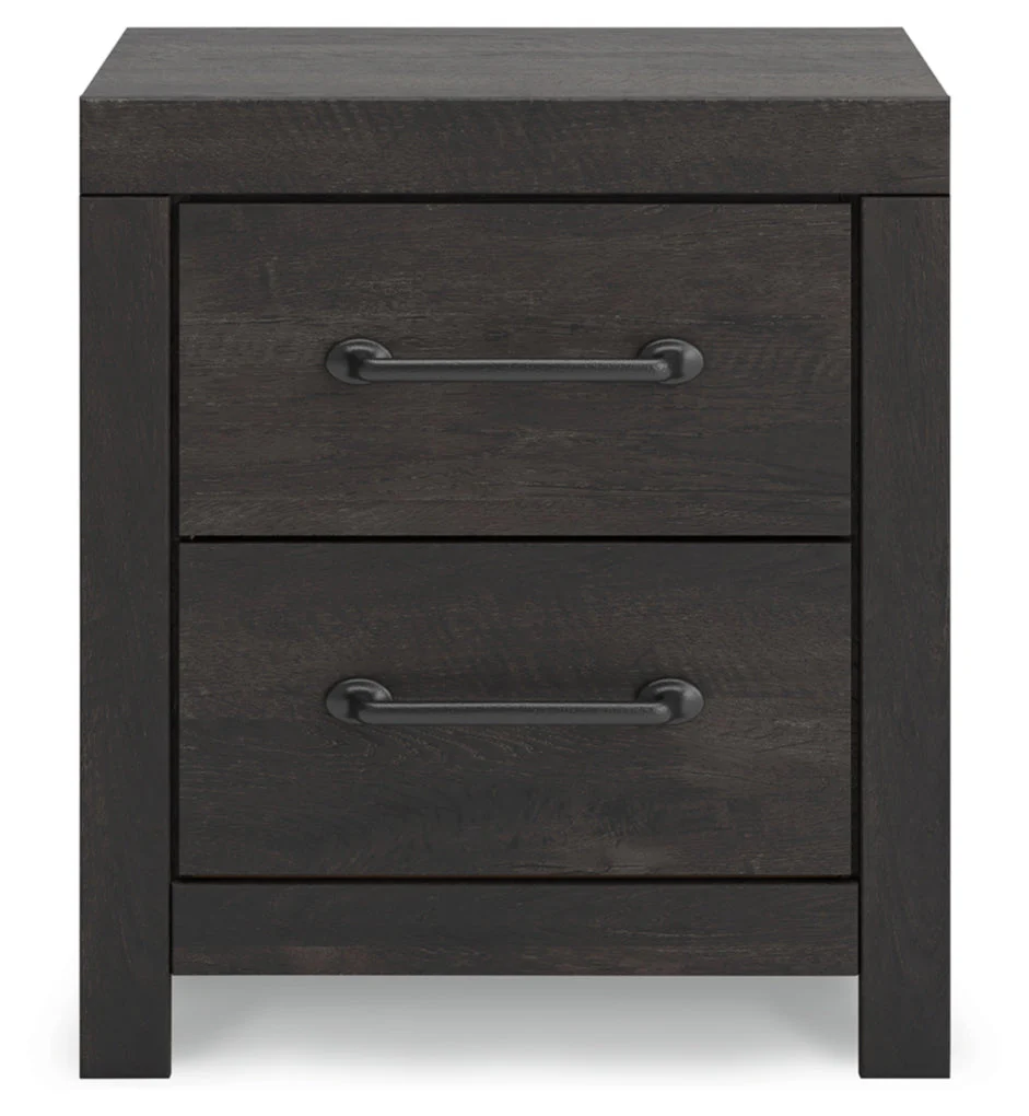 Delmorta Two Drawer Night Stand - Image 5