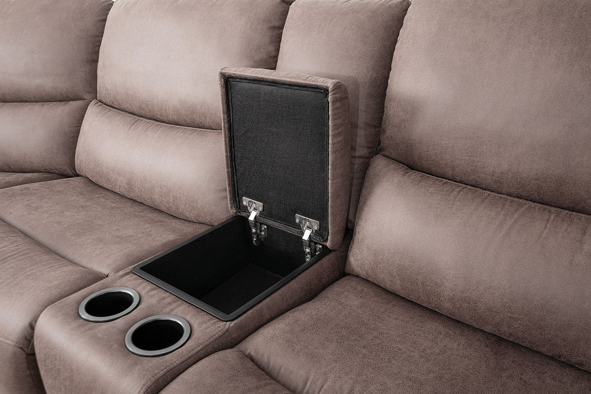 Demetrius Slate Brown Power Sectional - Image 3