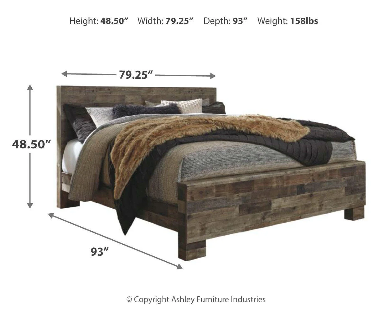 Derekson Panel Bed - Image 12
