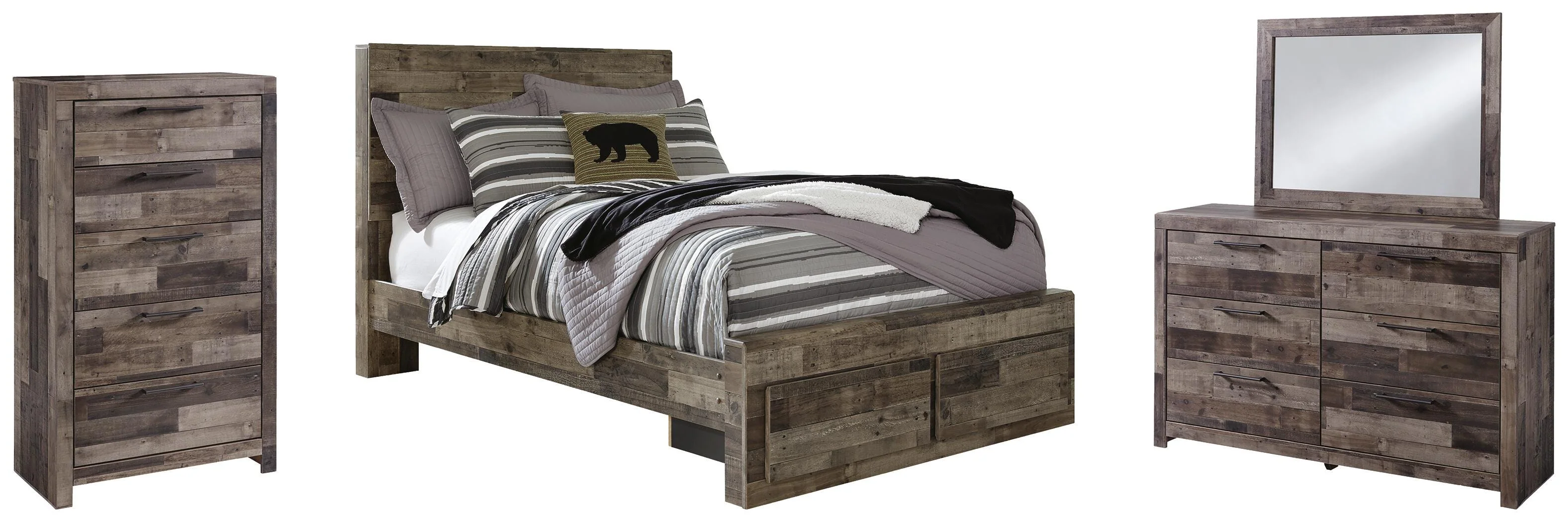Derekson Panel Bed Bedroom Set - Image 2