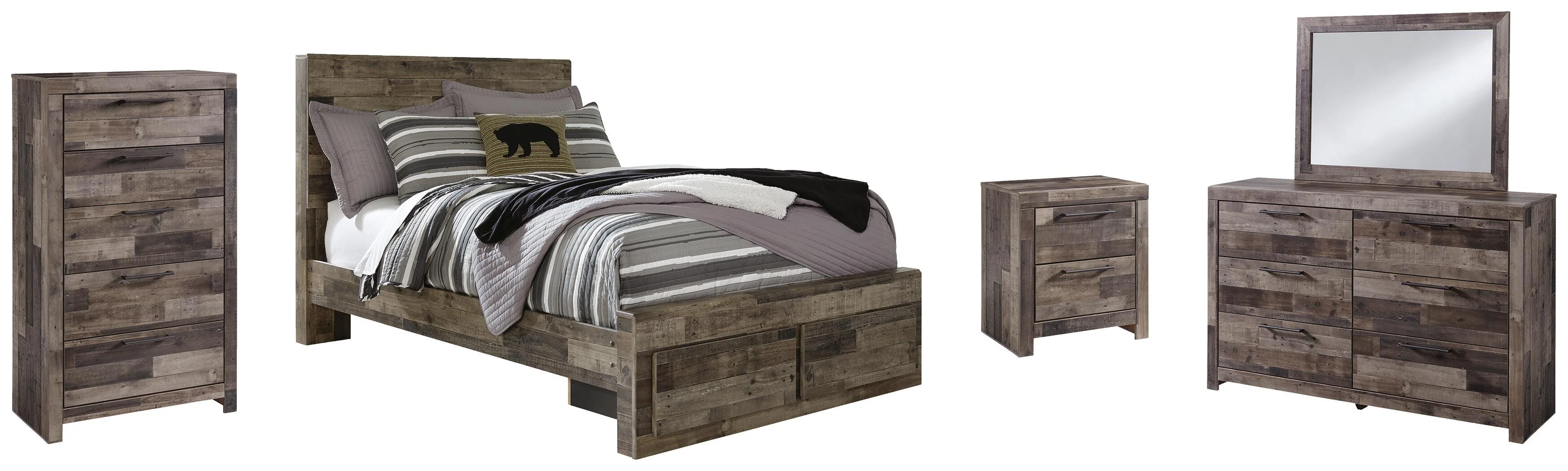 Derekson Panel Bed Bedroom Set - Image 3