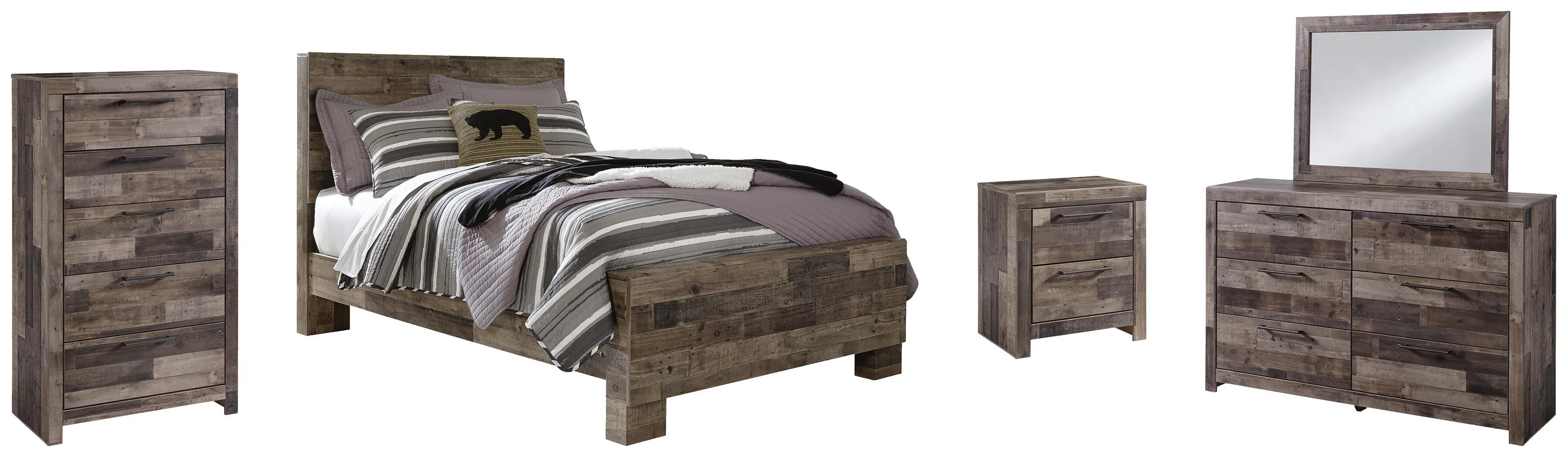 Derekson Panel Bed Bedroom Set - Image 9