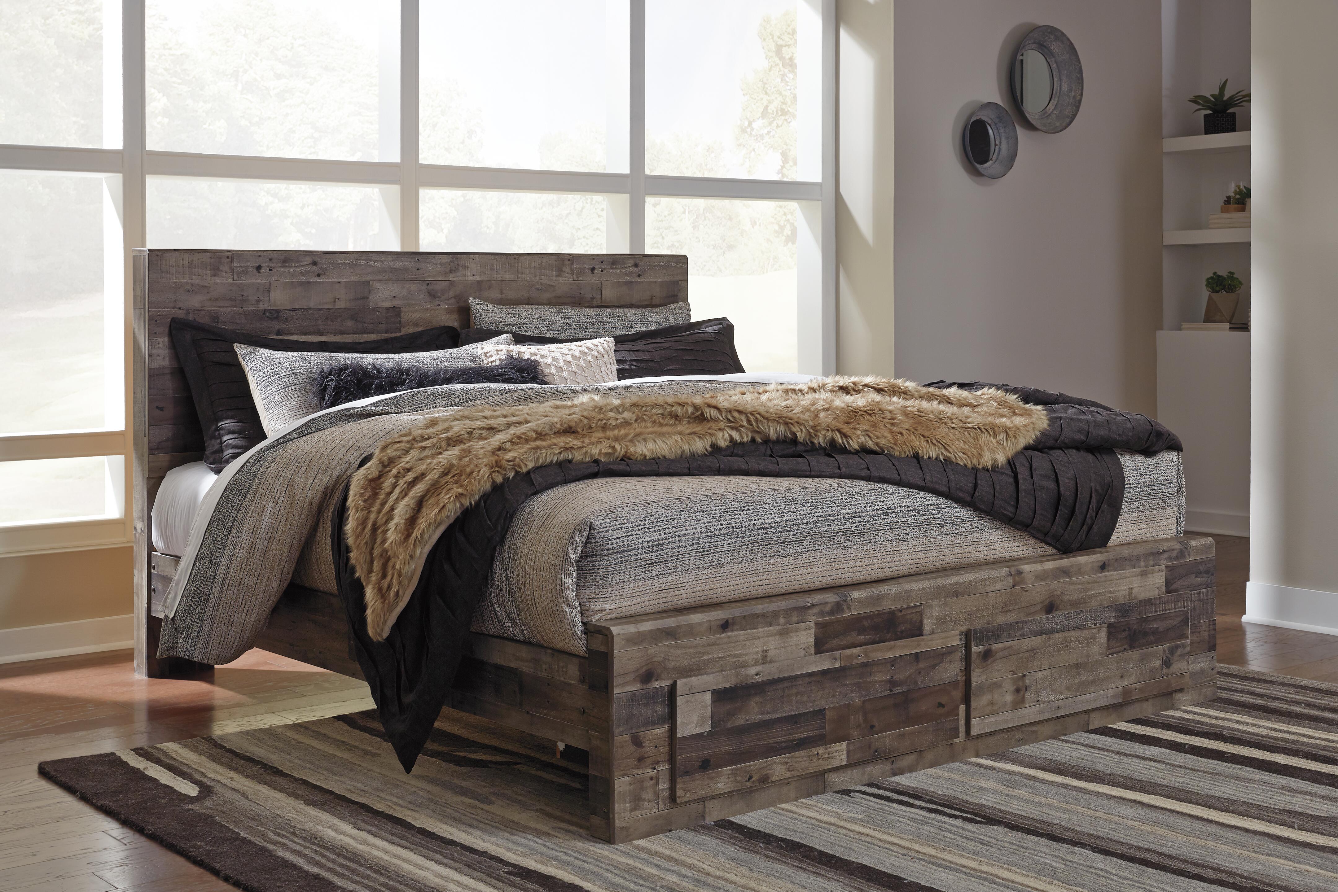 Derekson Panel Bed with 2 Storage Drawers - Image 7