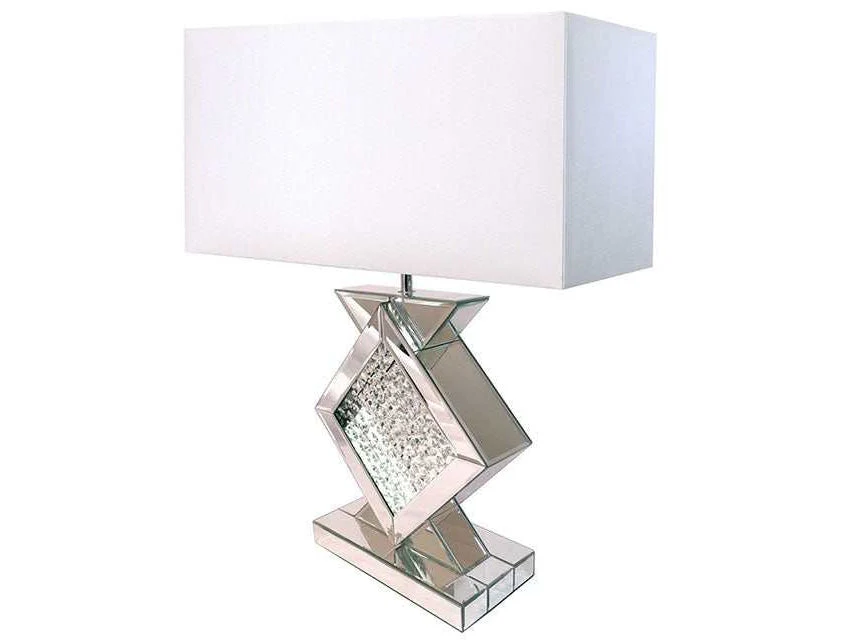 Desma Champagne/White Table Lamp